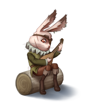Load image into Gallery viewer, Fifth Fantasy: The Lepuna, a rabbit-like race of little people for 5th Edition D&D
