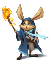 Load image into Gallery viewer, Fifth Fantasy: The Lepuna, a rabbit-like race of little people for 5th Edition D&D