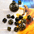 15Pcs Polyhedral Dice Set