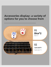 Load image into Gallery viewer, 144 Piece Portable Mahjong Set Complete with 2 Dices &amp; 4 Racks, Classic Tile Game for Home Travel Party Night Holiday Gift