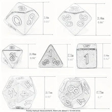 Load image into Gallery viewer, Green Polyhedron Game Dice Set Board Game D4 D6 D8 D10 D12 D20 (ATQ)