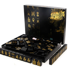 Load image into Gallery viewer, 144 Piece Portable Mahjong Set Complete with 2 Dices &amp; 4 Racks, Classic Tile Game for Home Travel Party Night Holiday Gift