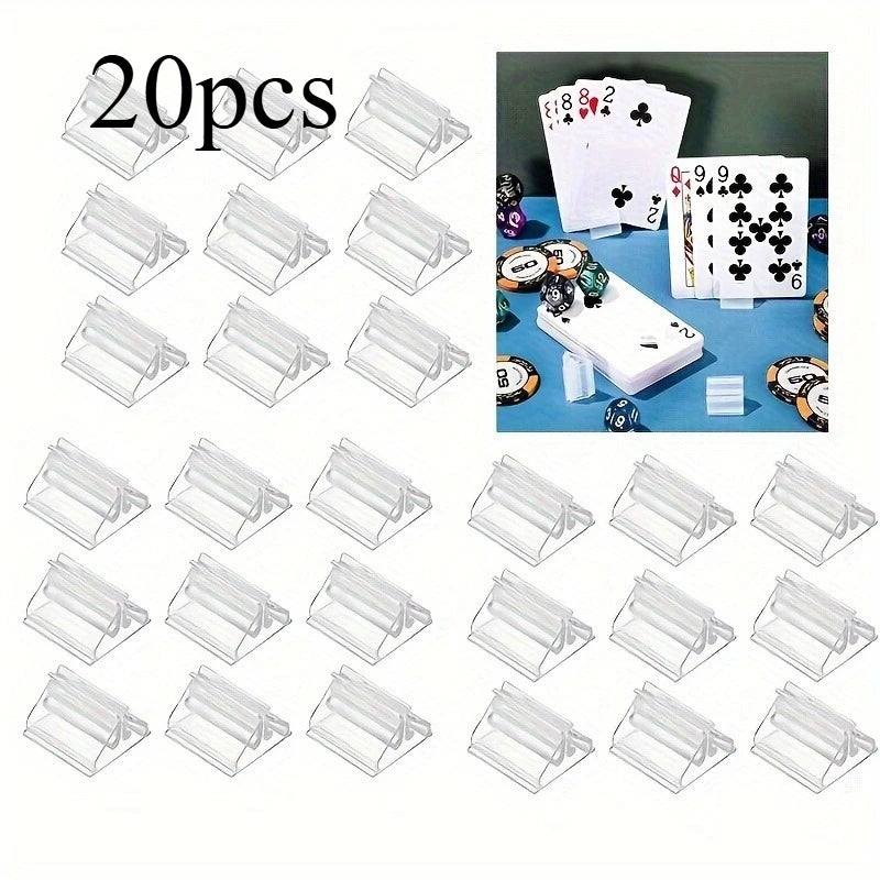 10/20 transparent card display stands