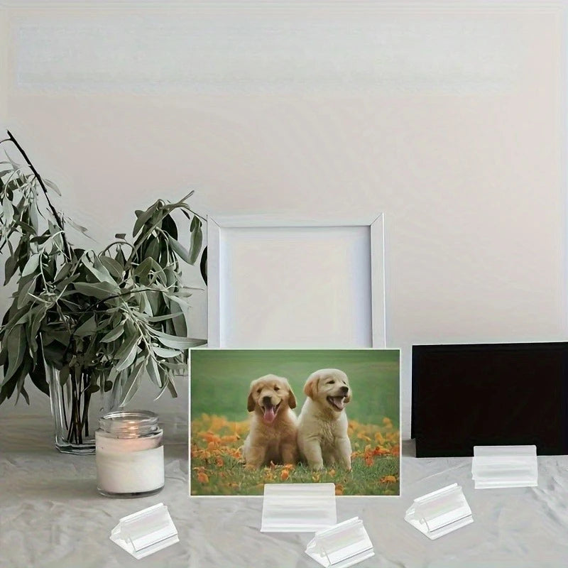 10/20 transparent card display stands