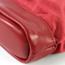 Load image into Gallery viewer, Red Dice Bag with PU Leather+Velvet Splicing Design Drawstring Pouch for RPG D&amp;D Dices, Coins and Board Game Accessories Storage
