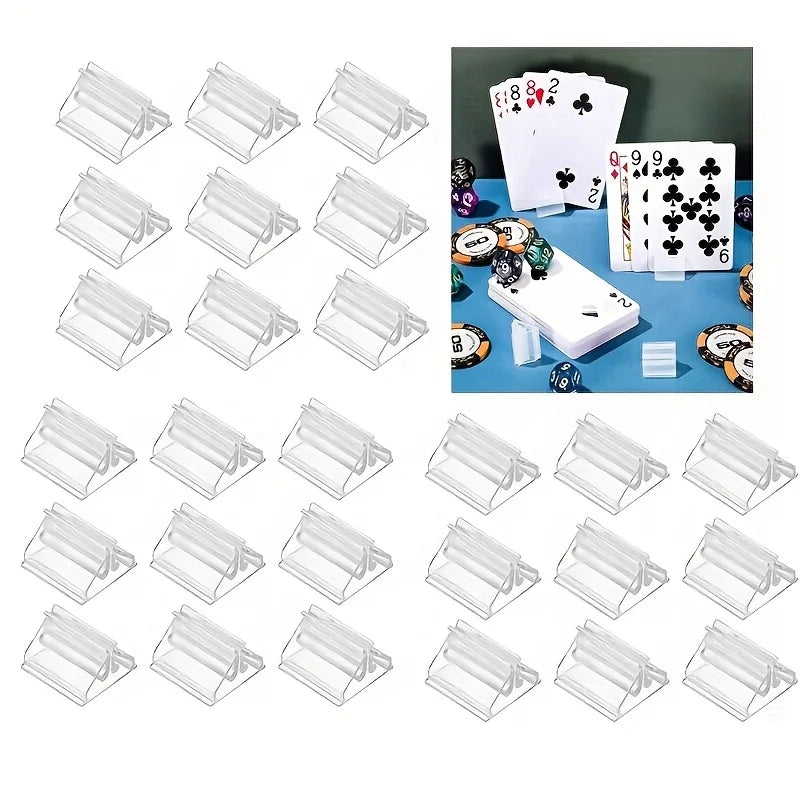 10/20 transparent card display stands