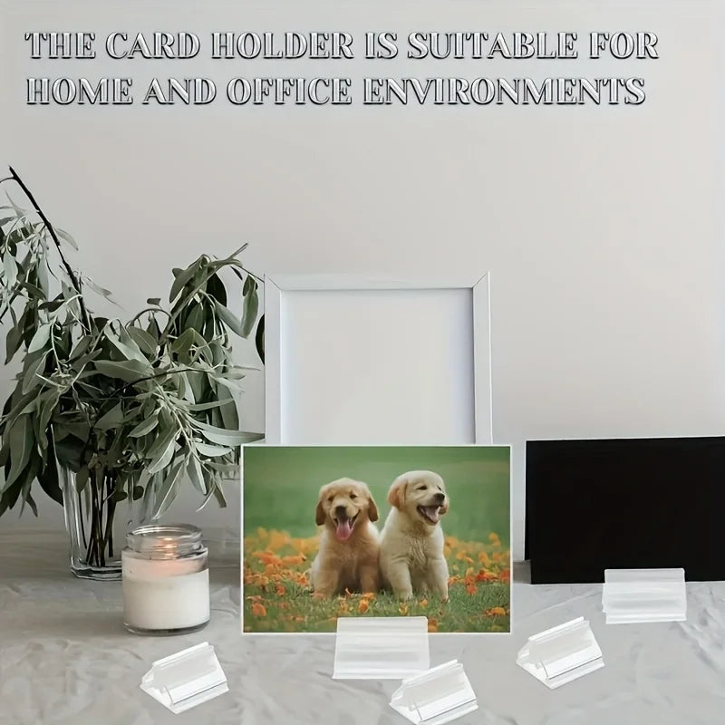 10/20 transparent card display stands