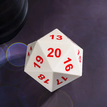 Load image into Gallery viewer, Cusdie 80MM Foam D20 Dice New Decompression Dice Big Size Elastic Unzip Polyhedral Dice for Relieve Stress RPG Collection Gift