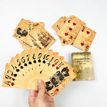 Load image into Gallery viewer, 60x90mm Pirate Ship Playing Cards Retro Board Game Pirates of the Caribbean Poker Cards Vintage Style Poker Card for Game Party