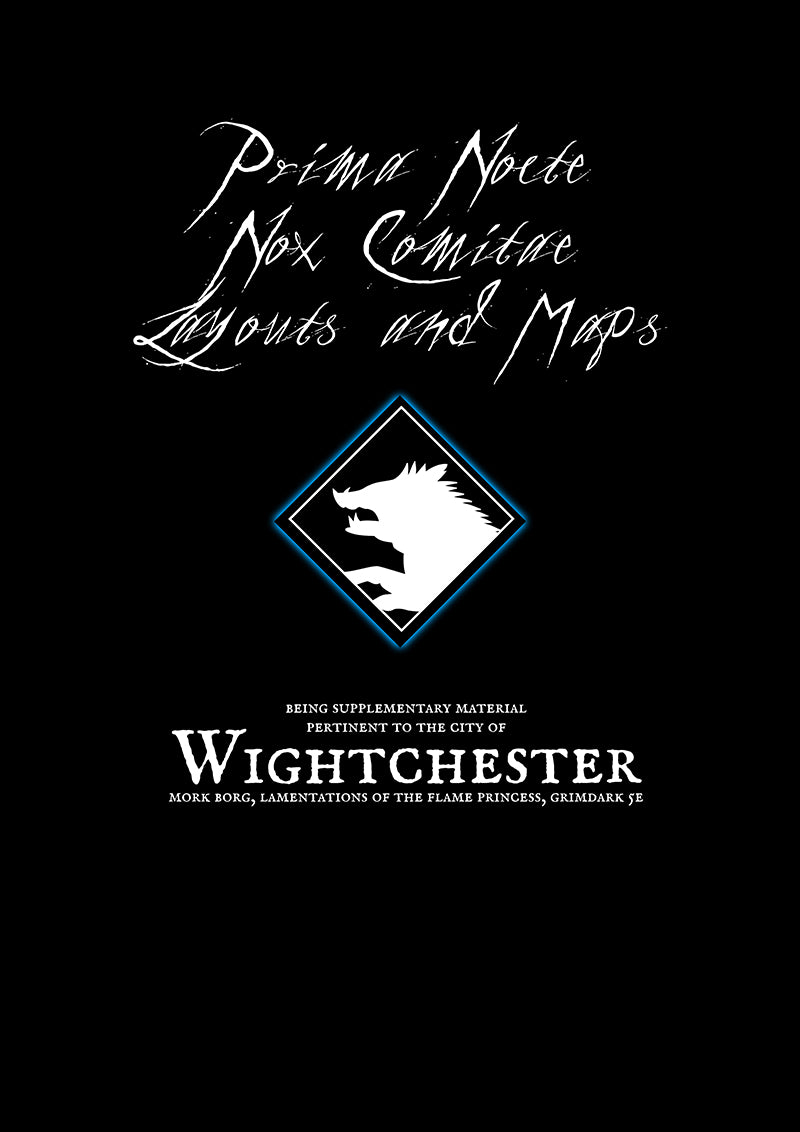 Wightchester Support Material - Two Short Adventures and Layouts/Maps